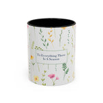 Load image into Gallery viewer, To Everything There Is A Season Accent Coffee Mug — Devotional &amp; Bible Study Gift
