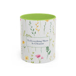Load image into Gallery viewer, To Everything There Is A Season Accent Coffee Mug — Devotional &amp; Bible Study Gift
