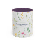 Load image into Gallery viewer, To Everything There Is A Season Accent Coffee Mug — Devotional &amp; Bible Study Gift
