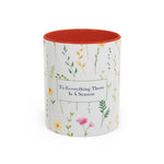 Load image into Gallery viewer, To Everything There Is A Season Accent Coffee Mug — Devotional &amp; Bible Study Gift

