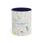 Load image into Gallery viewer, To Everything There Is A Season Accent Coffee Mug — Devotional &amp; Bible Study Gift
