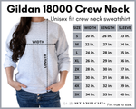 Load image into Gallery viewer, Copyright Gildan 18000 Size Chart S- 5XL - Sky Angel Cafe
