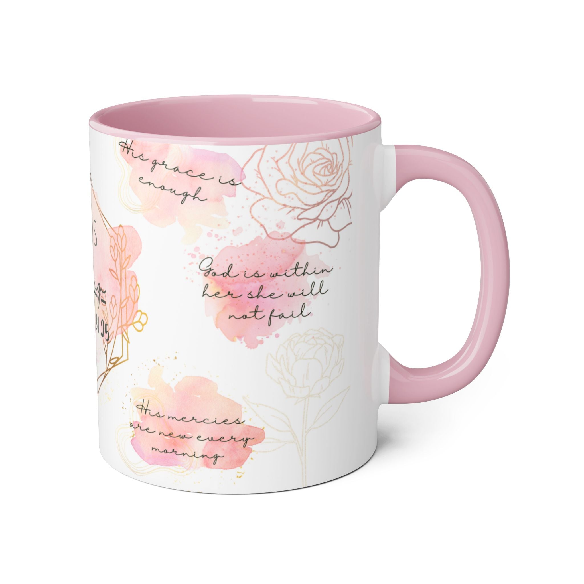 She_Is_Strong_-_Proverbs_31_25_Pink_Right_Accent_Mugs_11oz_-_Sky_Angel_Cafe